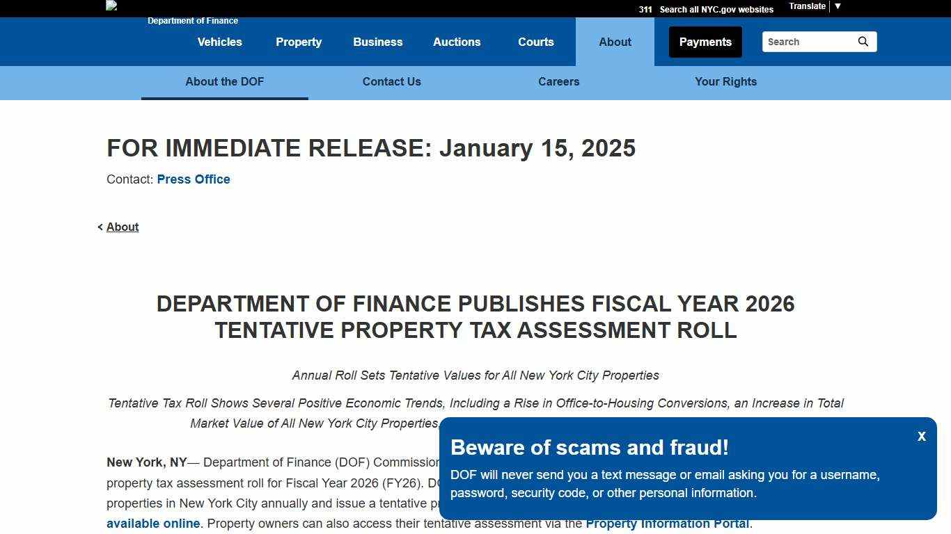 press-release-fy26-tentative-assessment-roll